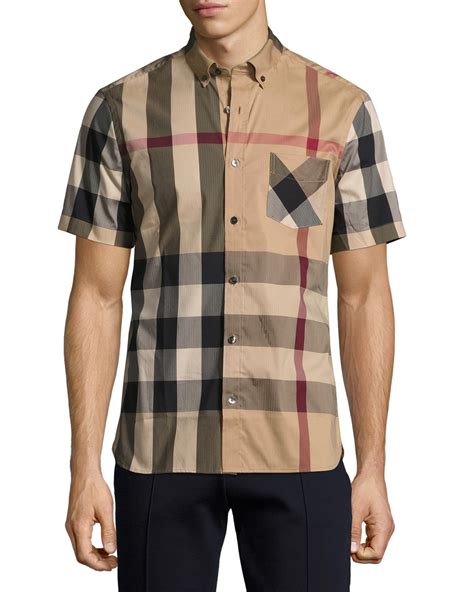 burberry short sleeve shirt cheap|burberry men's shirts outlet.